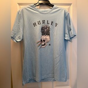 Hurley Blue Skull Graphic Tee